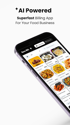 RenoBill AI Restaurant Billing Screenshot 0