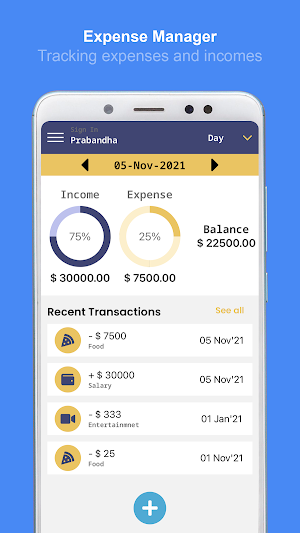 Expense Manager Screenshot 0