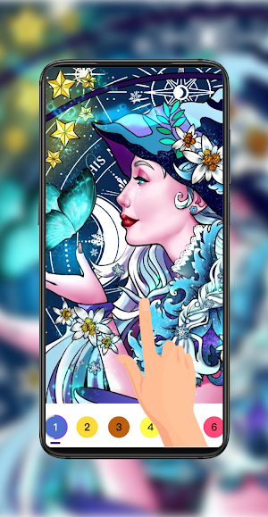 Forest Witch:Color MasterColoring Book Package Screenshot 0