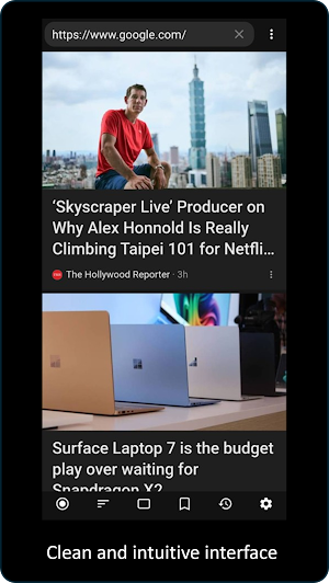 Pan Browser Screenshot 0