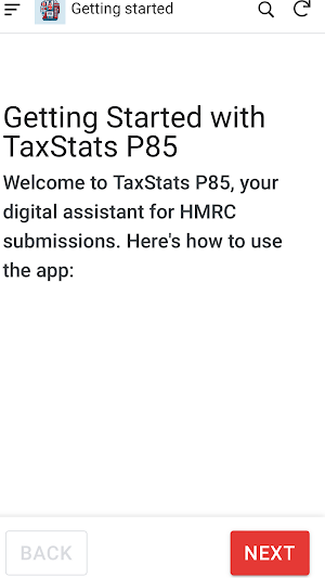 TaxStats P85 Screenshot 1