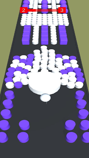 Balls Bumps 3D:Color Push game Screenshot 2