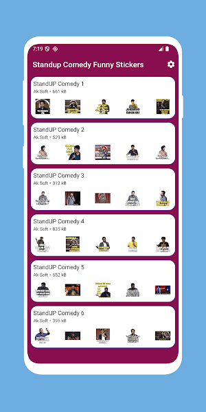 Standup Comedy Funny Stickers Screenshot 0