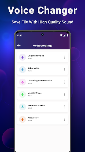 Voice Changer : Voice Effects Screenshot 3