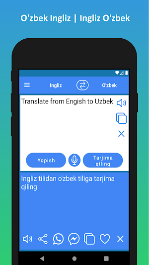 Ingliz tilidan O'zbek tiliga Screenshot 2