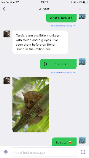 Tarsier - Secure Chat Screenshot 2