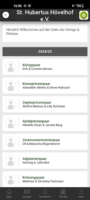 Hövelhofer Schützenverein Screenshot 2