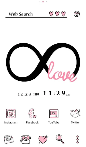 Simple Wallpaper INFINITE LOVE Theme Screenshot 0