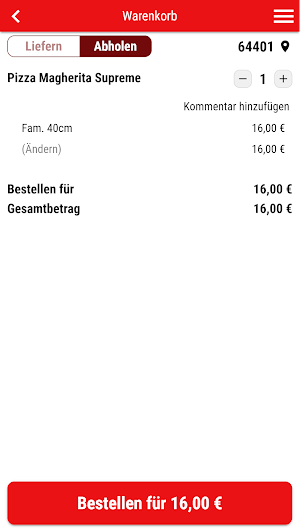 Pizza Express Roßdorf Screenshot 1