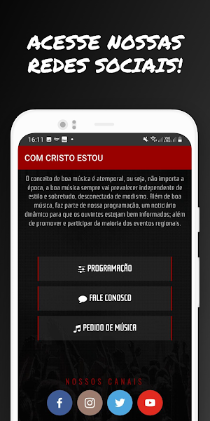 Com Cristo Estou Screenshot 2