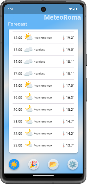 Meteo Roma: previsioni Screenshot 1