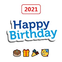 Happy Birthday Stickers - WA