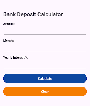 Bank Deposit Calculator Screenshot 0