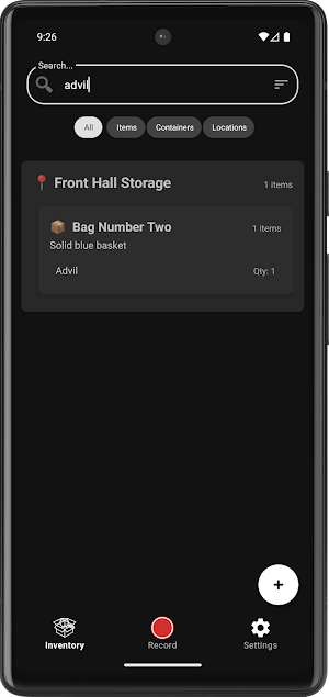 SmartStow - Say it. Find it. Screenshot 2