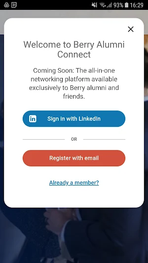 Berry Alumni Screenshot 1