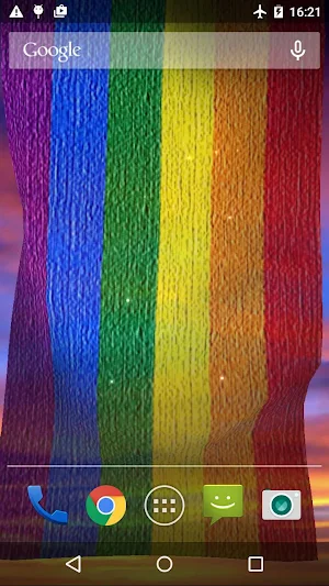 Rainbow Flag LWP Screenshot 2