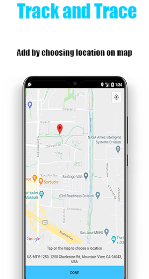 Contact Tracer - save location and track location Screenshot 2