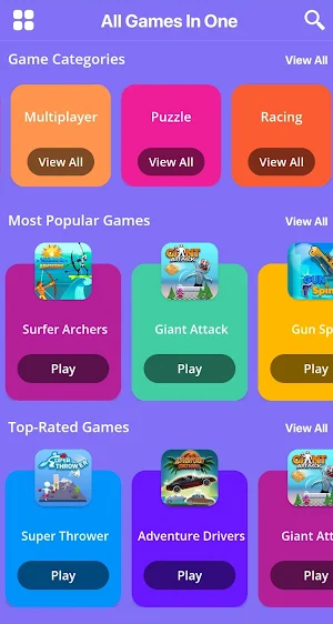 Fayvoo Games- All in One game Screenshot 0