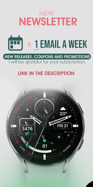 Dream 104 - Analog Watch Face Screenshot 2