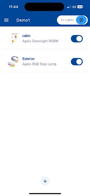 Apelo Light Controller Screenshot 2