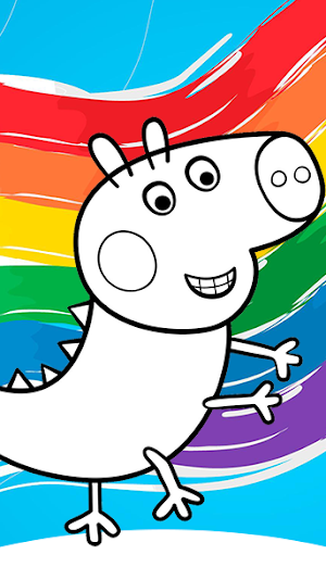 Peppo Piglet Coloring Game Screenshot 3