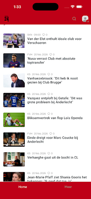 Voetbal24 Screenshot 1