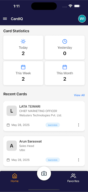 CardIQ Screenshot 1