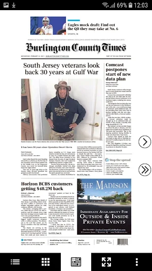Burlington County Times Print Edition Screenshot 0
