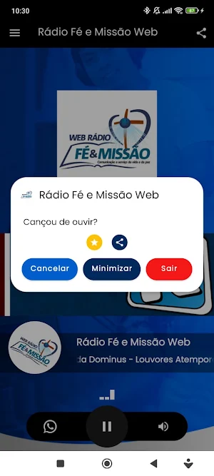 Web Rádio Fé e Missão Web Screenshot 3