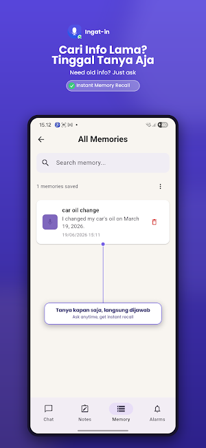 Ingat-in : Second Brain AI Screenshot 3