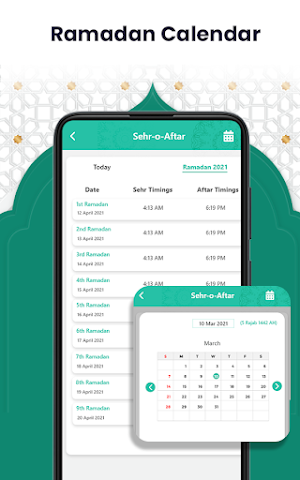 Ramadan Calendar - Quran Majeed, Qibla Compass Screenshot 2