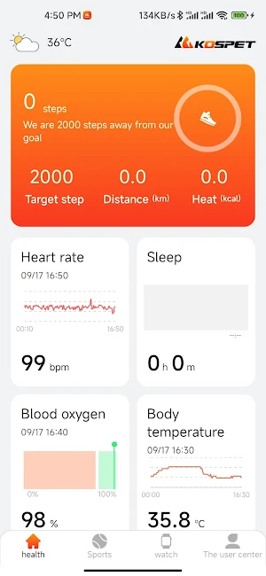 KOSPET FIT Screenshot 0