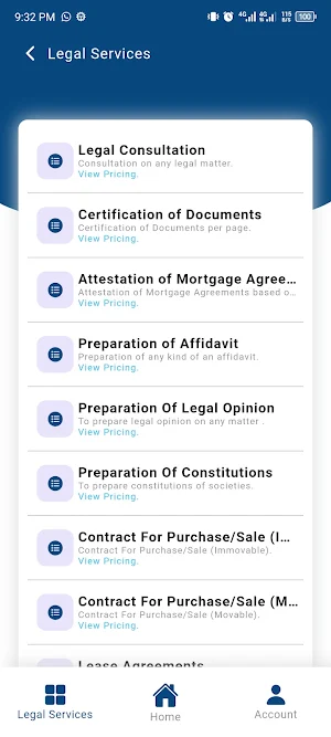 WakiliApp - Legal Services Screenshot 3