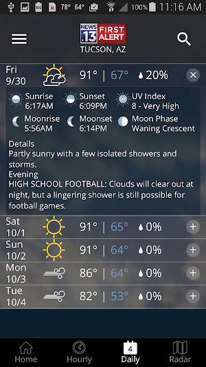 KOLD First Alert Weather Screenshot 3