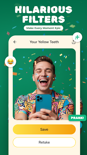 Fun Yellow Teeth Prank & Test Screenshot 2