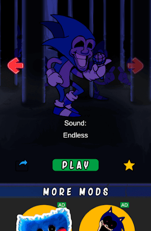 FNF Majin Sonik Mod Test Screenshot 1