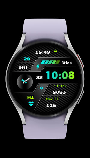 Oled - Digital v4 | watch face Screenshot 0