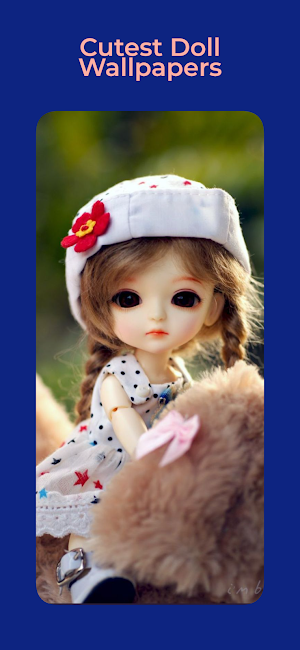Cute Doll Pic Wallpaper HD Screenshot 0