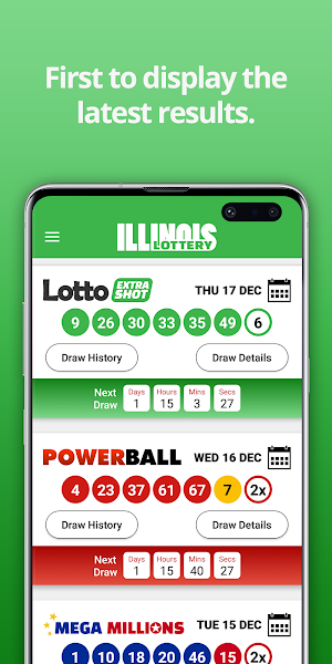 Illinois Lottery Numbers Screenshot 0