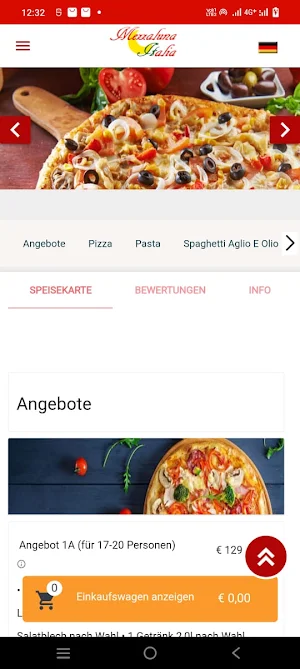 Mezzaluna Italia Lünen Screenshot 1