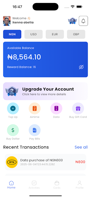 Nanopay: Inclusive Global Bank Screenshot 0
