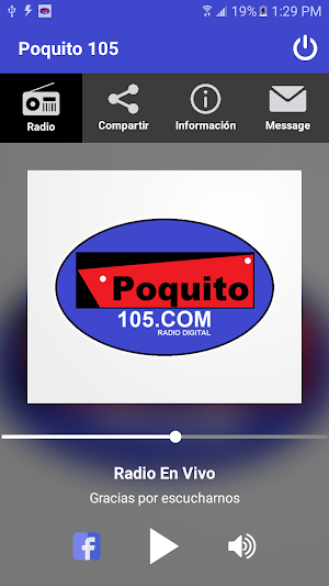 Poquito 105 - Radio Digital Screenshot 0
