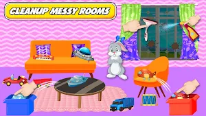 Pet House Cleanup: Cleaning House Games Screenshot 0