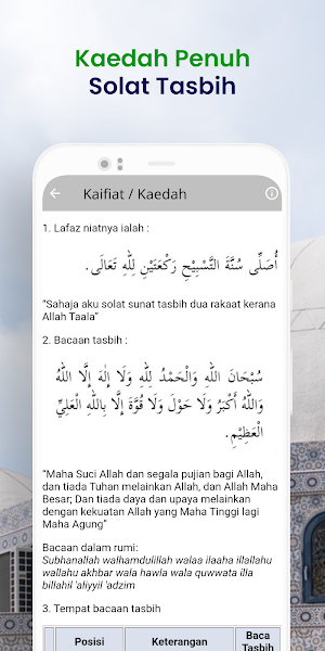 Panduan Solat Tasbih Screenshot 2