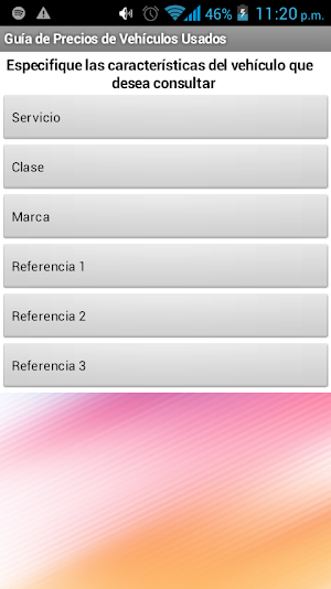 Precios de Vehículos Usados Screenshot 1