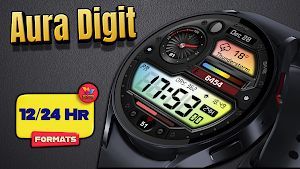 AuraDigit Digital Watch Face Screenshot 2