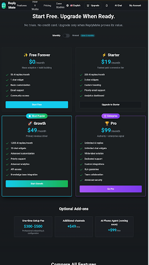 ReplyMate - AI Chat Support Screenshot 1