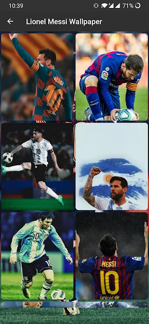 Messi Wallpaper HD Screenshot 1