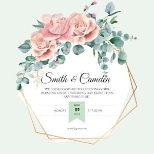 Wedding Cards Invitation Maker Screenshot 1