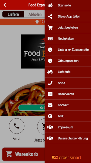 Food Express Amberg Screenshot 2
